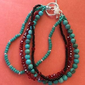 Handcrafted beaded bracelet